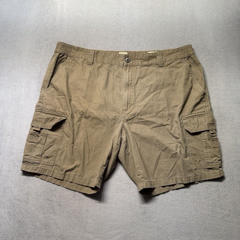 RedHead Brand Co Mens Size 46 Cargo Shorts Brown Flat Front Utility Outdoor